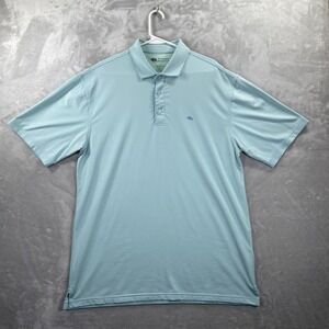 Men's Onward Reserve Sz Large Light Blue/Mint Polo Shirt